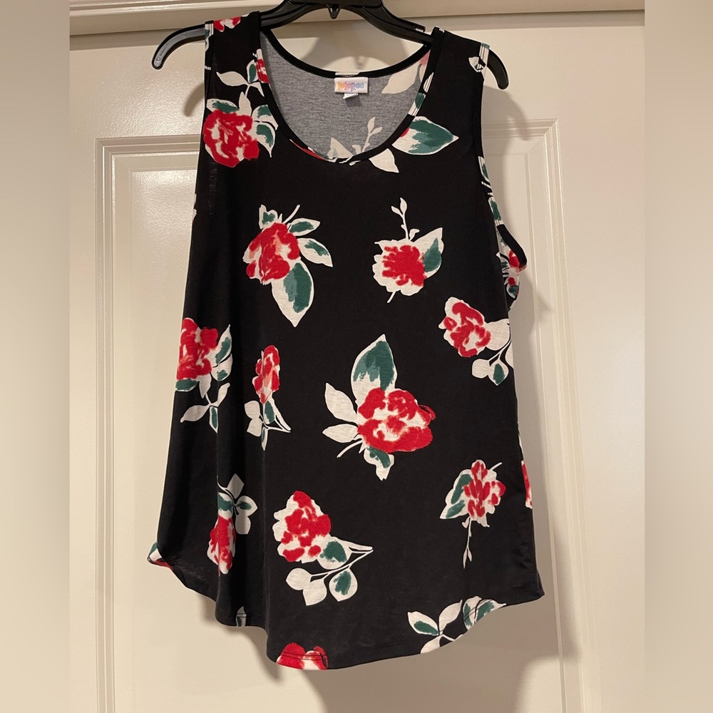 Lularoe Floral Tank Top 2XL